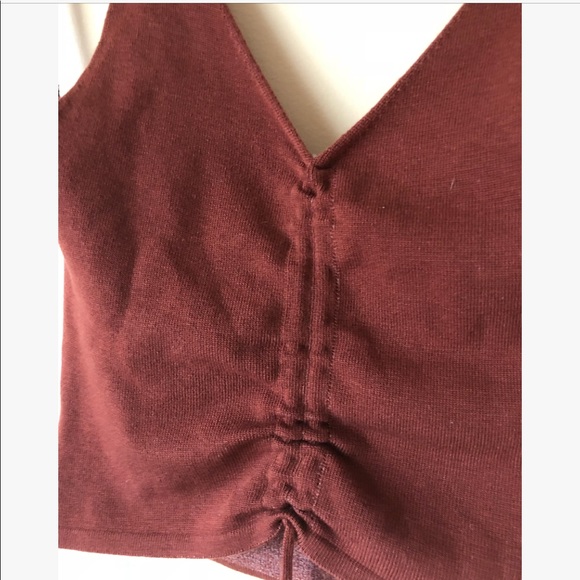 Windsor Mahogany Crop Top - Picture 3 of 5